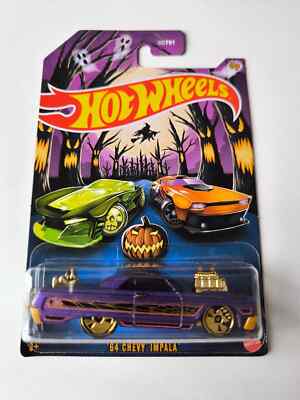 2024 HALLOWEEN Hot Wheels 64 CHEVY IMPALA PURPLE 3/5 DXT91 | eBay