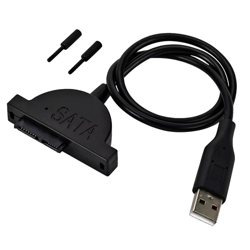USB 2.0 SATA Cable 480Mbps Optical Driver Adapter Cable for PC Laptop Notebook - Afbeelding 7 van 11