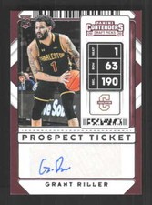 Grant Riller Auto 2020 Panini Contenders Draft Picks #123
