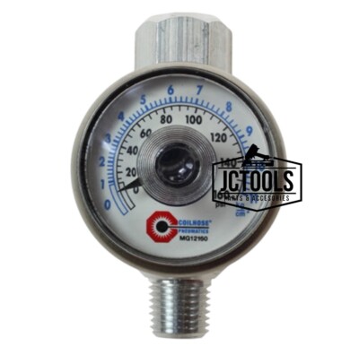 coilhose pneumatics 1/4'' In-Line Flow Regulator, Gauge, Display 4012G-DPB