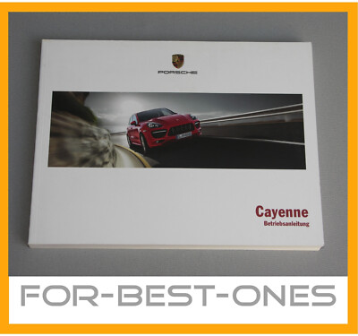 NEU Porsche Cayenne 958 Betriebsanleitung Bedienungsanleitung Handbuch 2010-15