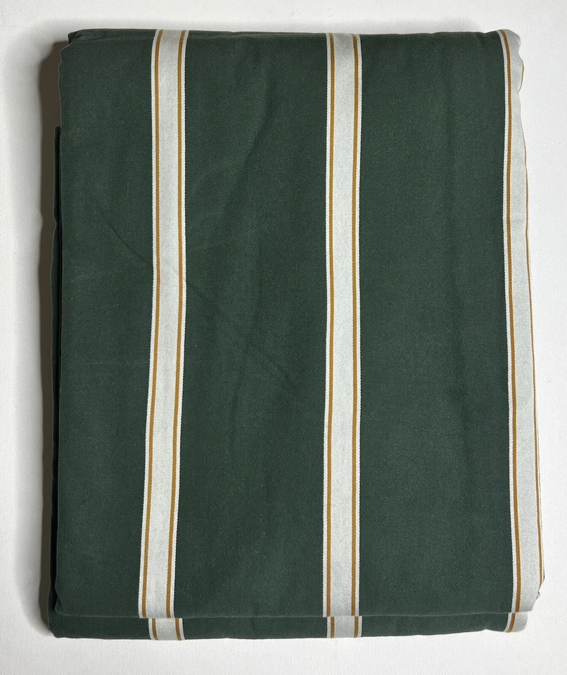 Restoration Hardware Teen Vintage Crew Stripe Duvet Cover Twin Green $139 - Image 2 of 4