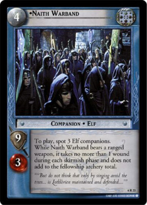 LOTR TCG Ents of Fangorn EoF Naith Warband 6R23