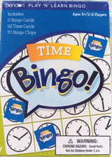 Time Bingo Bendon Play'n'Learn Ages 5 NEW SEALED