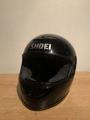 SHOEI TZ-1 MOTORCYCLE HELMET Black SIZE Large JAPAN DOT SNELL | eBay