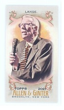 Topps Allen & Ginter 2021 - Mike Lange Mini #270 - NHL Hockey Announcer - NM 
