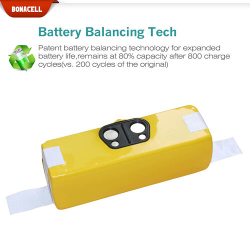 Batteria Li-ion per iRobot Roomba 500 510 520 530 532 Pet 535 536 540 550 555 5Ah - Foto 5 di 6