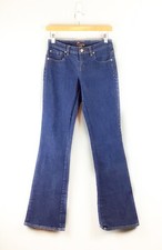 Vintage Cache Rhinestone Studded Wide Leg Jeans Size 2