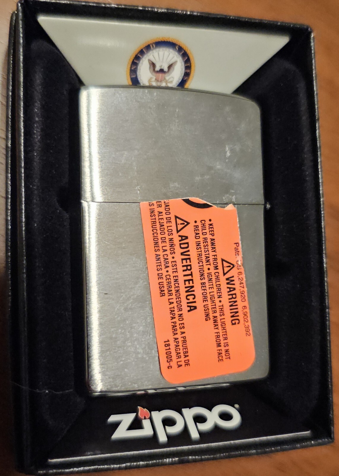 USS Missouri BB63 Commemorative Zippo Lighter US NAVY Gently Used