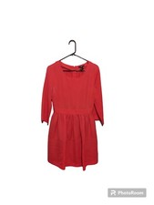 H & M Pink Dress Women's 12 Fit And Flare Office Career Party Easter Brunch