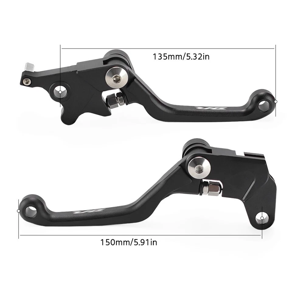Alavancas de embreagem de freio de mão pivô CNC para Suzuki DR125 DR200/SE DR250SE DR350/S/SE - Imagem 2 de 4