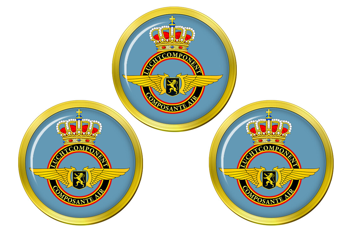 Belgian Air Force (Composante air) Golf Ball Markers