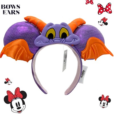 Epcot Figment Purple Dragon Minnie Ears Disney Parks Mickey