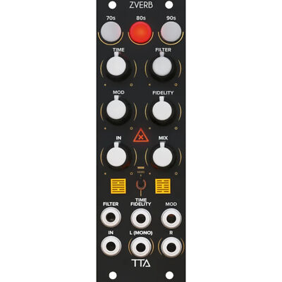 Tiptop Audio ZVERB Reverb Eurorack Synth Module, Black