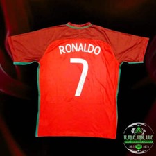  FIFA CRISTIANO RONALDO CR7 SIGNED AUTOGRAPHED FIFA RED PORTUGAL NIKE JERSEY W/