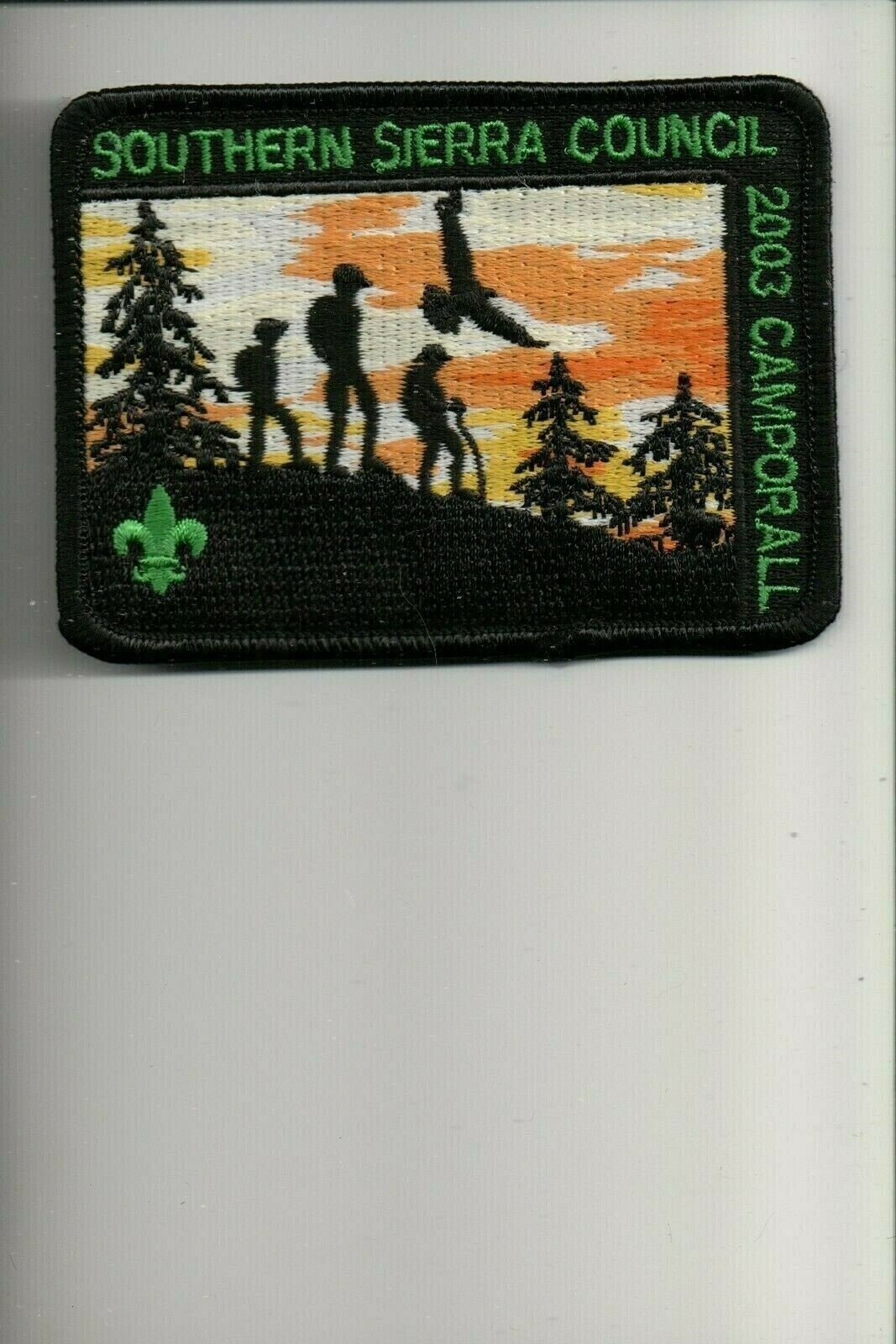 2003 Southern Sierra Council Camporall patch eBay