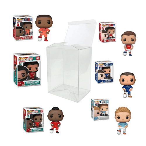 Lotto 5 custodie protettive Funko Pop 20 50 100 per figurine vinile 4" pollici da collezione - Foto 10 di 12