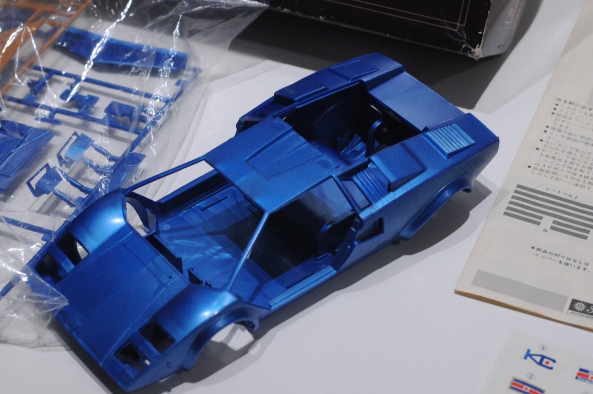ヨーデル1/20 Lamborghini Countach LP-500 FUJIMI 1976 LAMBORGHINI COUNTACH LP 500S SCALE 1:20 MODEL KIT | eBay