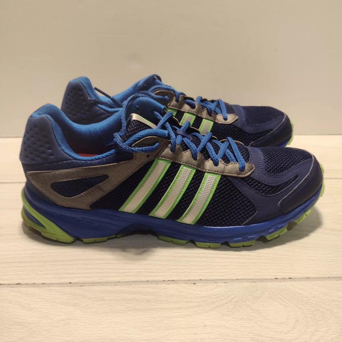 kubiske Hende selv kuffert Mens Adidas Performance Duramo 5 TR Blue Neon Running Shoes G97162 Size 13  | eBay