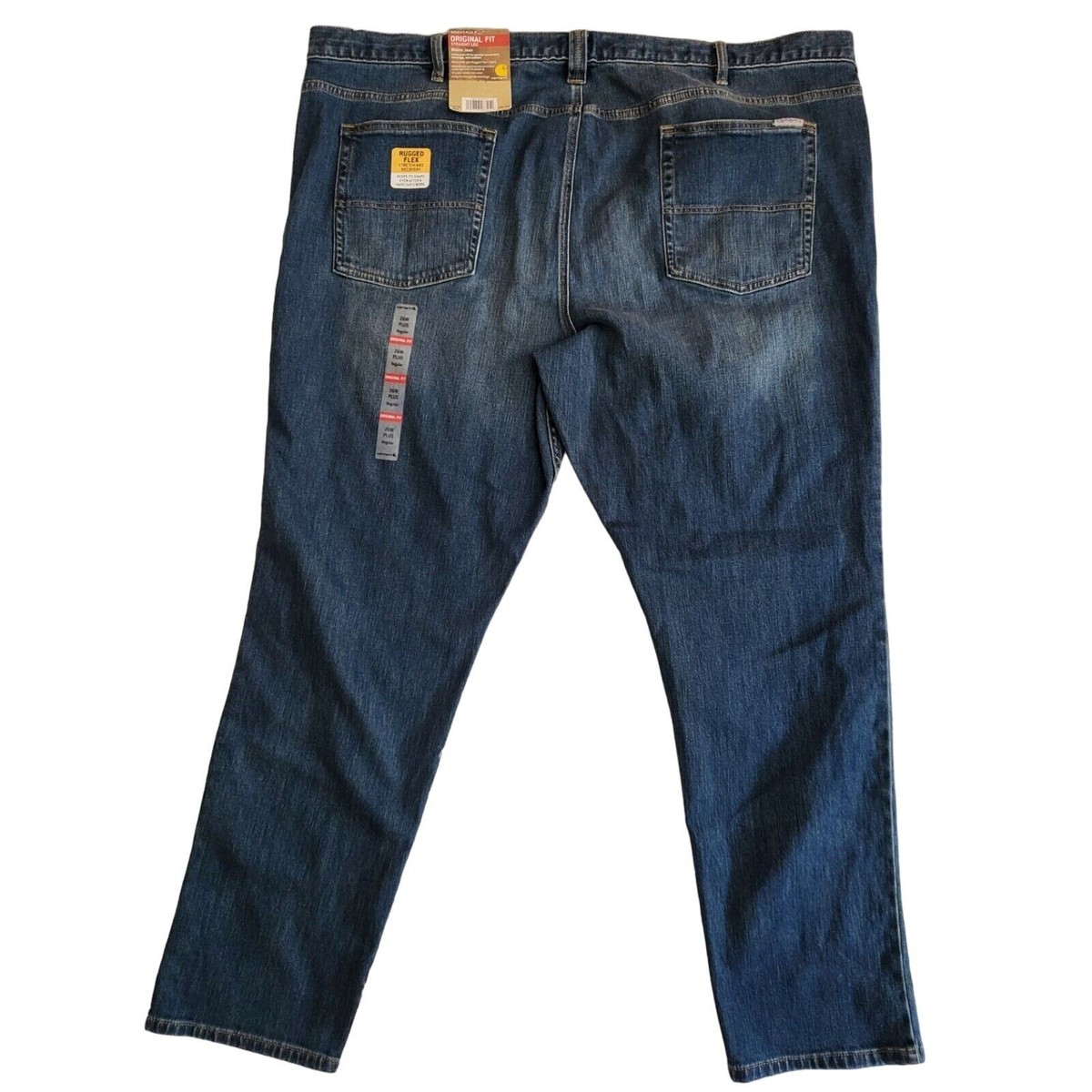 NWT Carhartt Blaine Jeans Women's 26W Blue Med Wash Original Fit