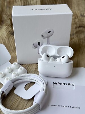 Aррle Earphone Pro 2nd Generation Wireless Earbuds with Charging Case - Fast USA
