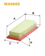 Wix Filters WA9668 Air Filter for Mercedes Benz