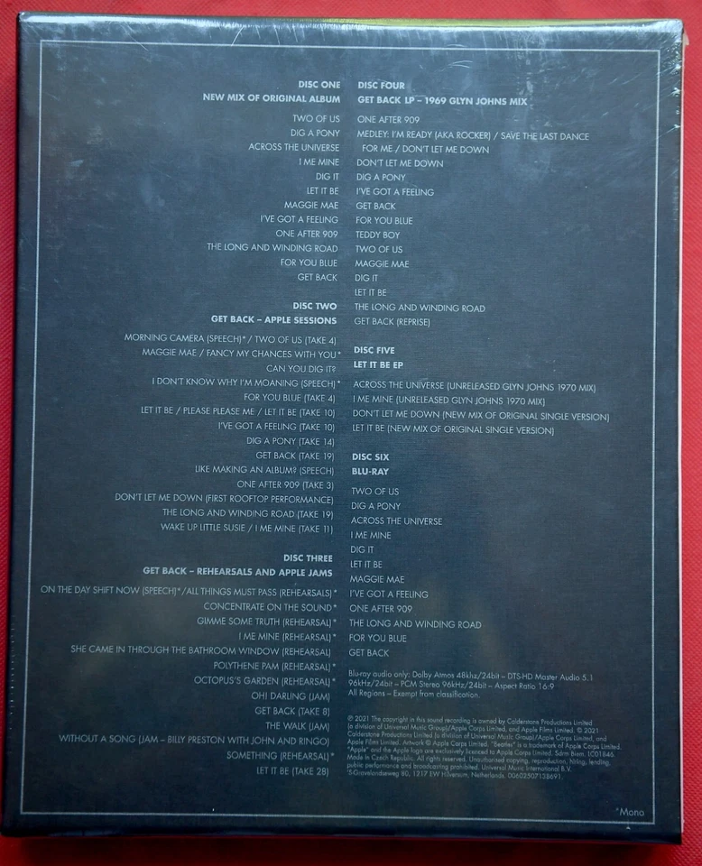 The Beatles – Let It Be - Box Set - Deluxe Edition  5 CD, 1 Blu-ray, Book SEALED - Bild 3 von 4