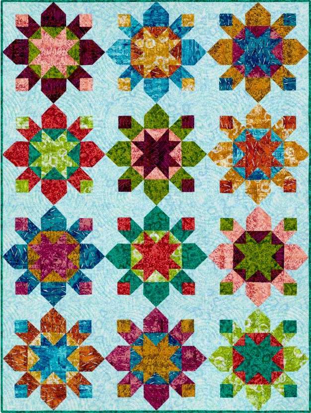 Robert Kaufman - Wishwell Storyboard - Small Circles - Moss, Fabric BTY