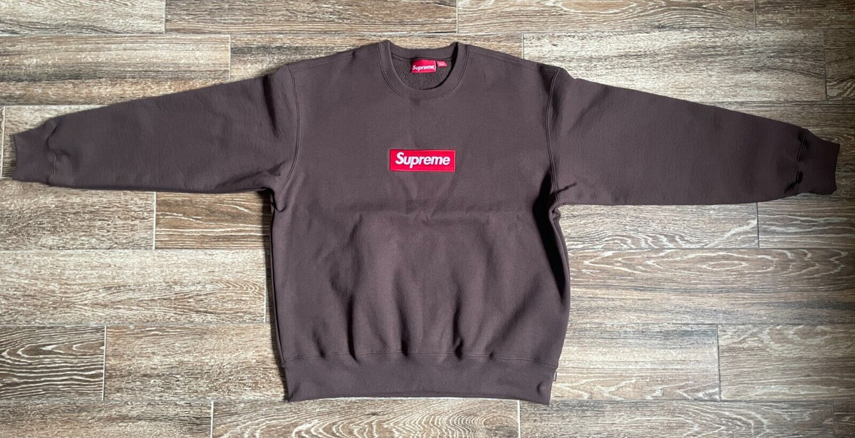 Supreme Box Logo Crewneck Grey L