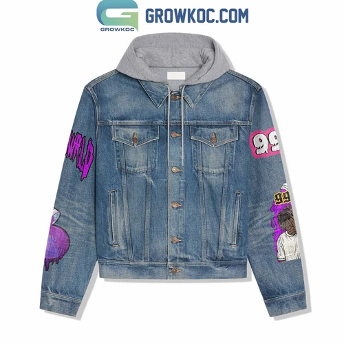 Juice WRLD 999 Legends Never Die Hooded Denim Jacket