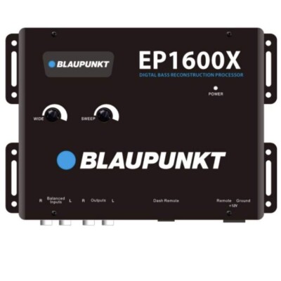 BLAUPUNKT EP1600X SLEEK IN DESIGN CAR AUDIO DIGITAL BASS RESTORER PROCESSOR NEW