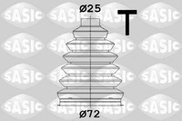 Faltenbalgsatz Antriebswelle Radseitig FüR Renault Twingo I C06_ 1.2 Clio II