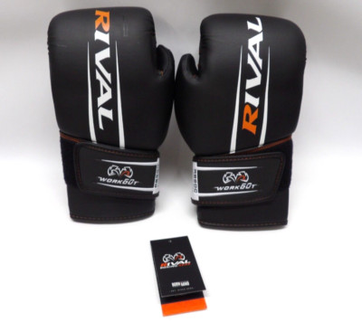 Rival Boxing RB60C Workout Compact Hook & Loop Bag Gloves 2.0 - BK - L -NewOther