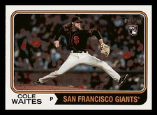 Cole Waites RC 2023 Topps Heritage #258 Rookie San Francisco Giants NM-MINT