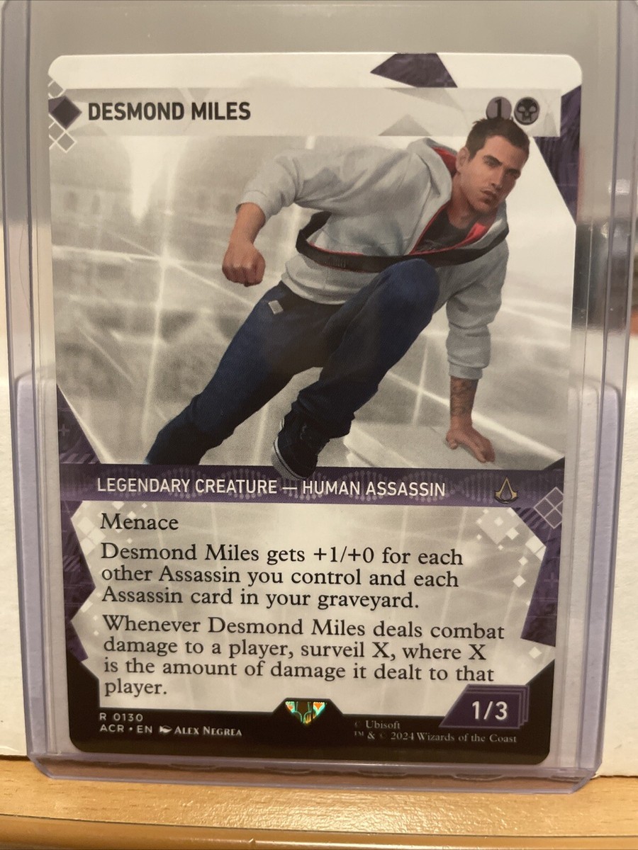 desmond miles mtg card MTG - Desmond Miles - Showcase - ACR 0130