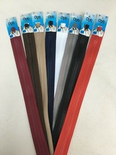 OPTI P60 Sport Open & Closed End #5 Zips Chunky Plastic Teeth Zipper 