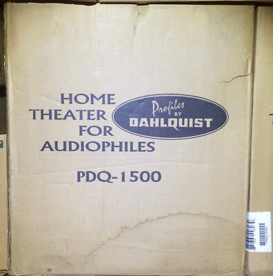 Home Theater Powered 15  SUBWOOFER Audiophile PDQ-1500 Profiles BY DAHLQUIST  