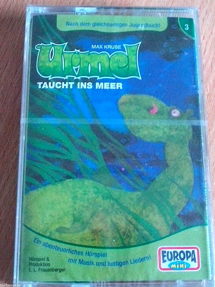 Europa MC Urmel Taucht ins Meer Original Hörspiel Musik Lieder Max Kruse Neu Rar