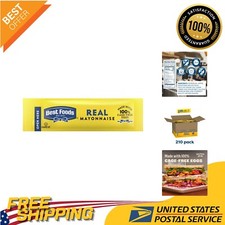 210 Count Real Mayonnaise Packets - Made with Cage-Free Eggs, Perfect for Cafes