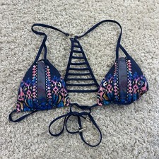 Red Carter Womens Size Medium Bikini Swimsuit Top Strappy