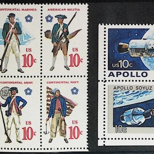 Set Postage Mh Stamp Year us 1975 commemorative collectibles stamp collection - Image 4 of 4