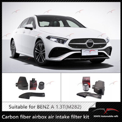 Carbon Fiber Airbox Performance Cold Air Intake Filter Kit For Benz A 1.3T M282