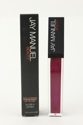 Jay Manuel Beauty The Ultimate Lip Gloss Guilt Bright Purple Lip Makeup