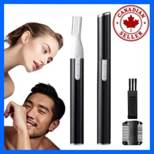 Electric Eyebrow Trimmer Mini Facial Hair Remover Face Neck Shaver for Women Man