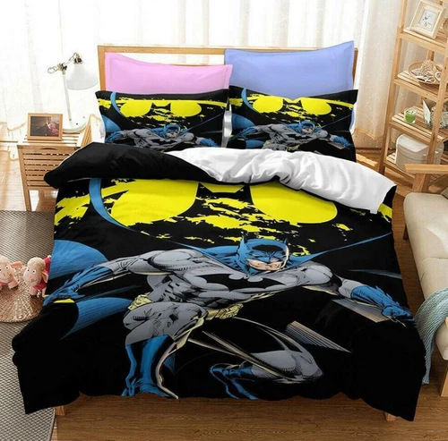 Marvels The Avengers Hulk Kids Quilt Duvet Cover Bedding Set Single Double Size/ - Picture 12 of 54