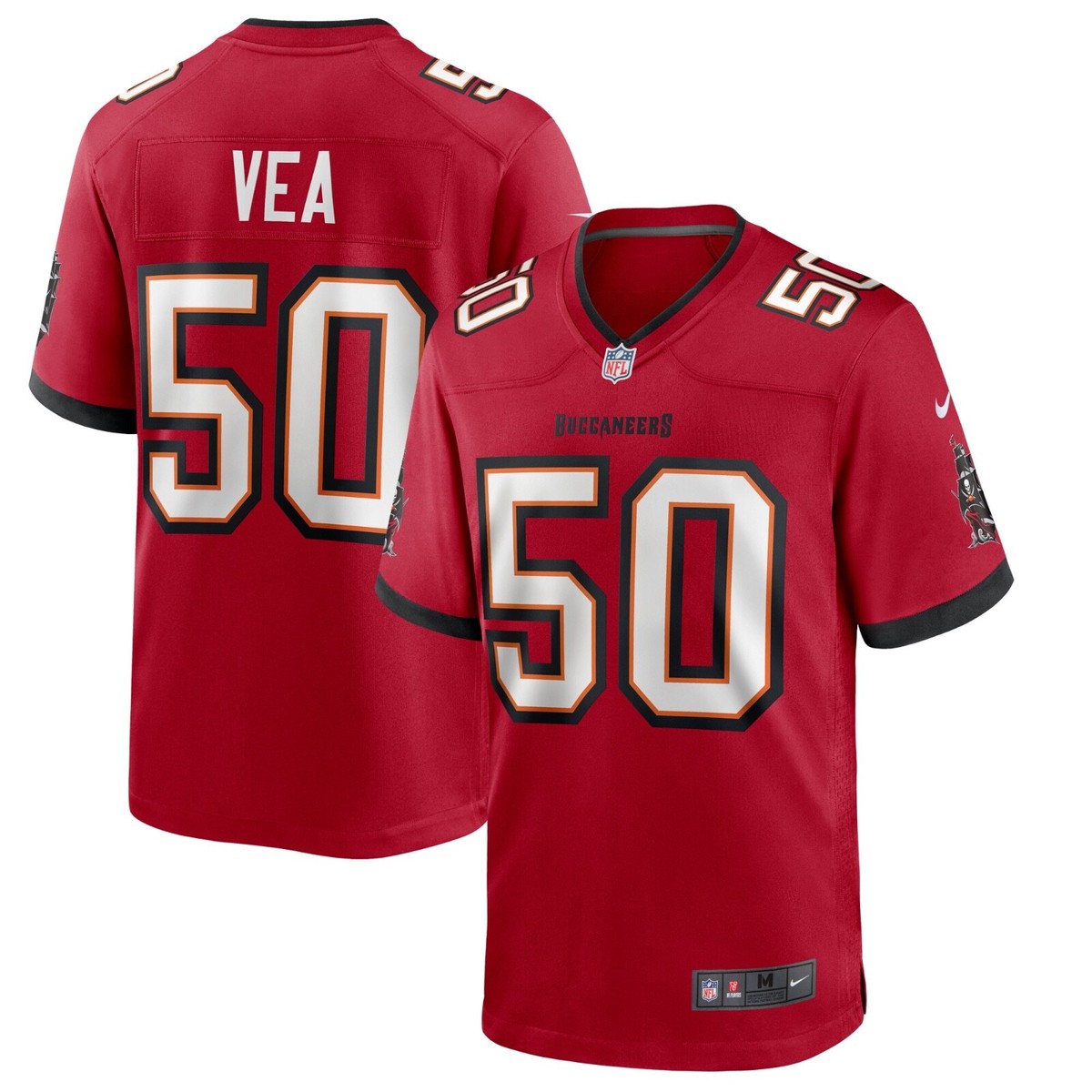 ウェア NFL official Jersey Tampa Bay Buccaneers Tampa Bay Buccaneers Vita Vea #50 Nike Pewter 2025 Official NFL
