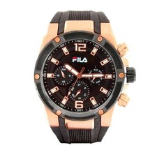 Orologio Uomo Cronografo FILA 38-843-004 PVD Rosato con Cinturino in Silicone