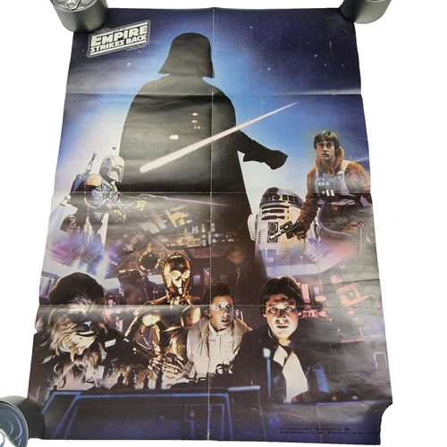 Star Wars 1980 Empire Strikes Back Poster Weekly Readers Book Club 14 x 21"