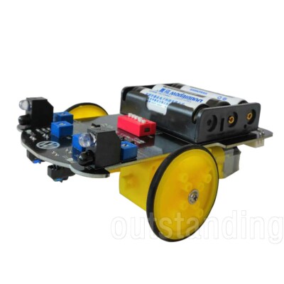 2WD RC Smart Robot Car Kit Infrared Line Tracking Following Obstacle Avoidance