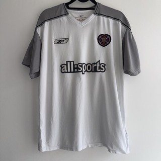 Reebok Hearts Heart of Midlothian 2003/04 Mens Away Football Shirt medium large